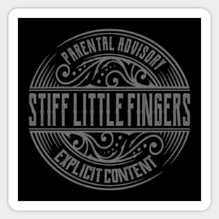 Stiff Little Fingers Vintage Ornament Sticker